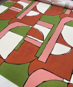 Итальянский хлопок с модным принтом купить в интернет-магазине в Москве