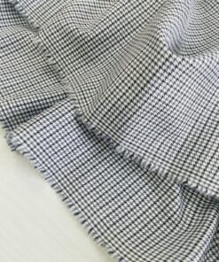 Черно-белый хлопок в гусиную лапку популярные ткани 2024 года из пинтерест