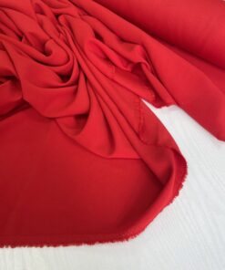 Матовое кади красного цвета из Италии в розницу и оптом купить недорого