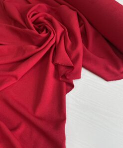 Вискоза креп красно-малиновый цвет из Италии в розницу и оптом купить недорого