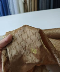 Золотая подкладочная вискоза от Max Mara купить в розницу недорого