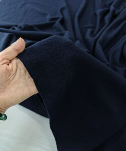 Двусторонний шерстяной темно-синий лоден трендовые ткани купить онлайн с доставкой