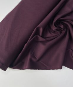 Темно-бордовая костюмная поливискоза от Max Mara купить в розницу недорого