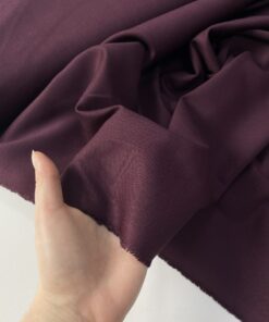 Темно-бордовая костюмная поливискоза от Max Mara купить в интернет-магазине в Москве