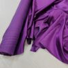 Фиолетовая Итальянская подкладочная вискоза купить в розницу недорого