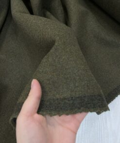 Двухсторонная пальтовая шерсть с кашемиром цвета хаки интернет магазин с доставкой по всей РФ