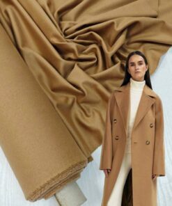 Пальтовая шерсть с кашемиром цвета кэмел (бежевый) интернет магазин с доставкой по всей РФ