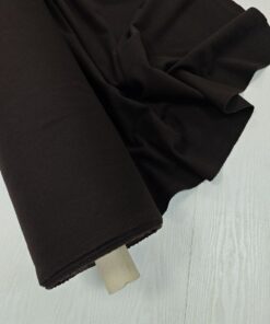 Пальтовая шерсть цвета "горький шоколад" трендовые ткани купить онлайн с доставкой