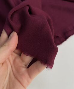 Трикотаж Джерси/ Пунто Милано бордового цвета интернет магазин с доставкой по всей РФ