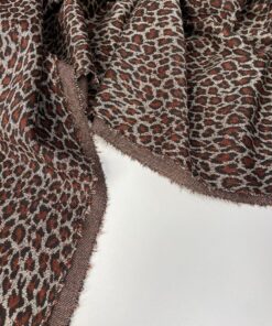 Принтованный Джерси терракотового цвета со змеиным принтом популярные ткани 2025 года из пинтерест