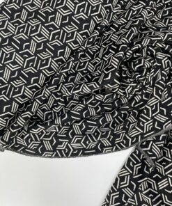 Принтованный черно-белый из Италии популярные ткани 2025 года из пинтерест