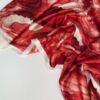 Принтованный красный шёлк со стока Chloe интернет магазин с доставкой по всей РФ