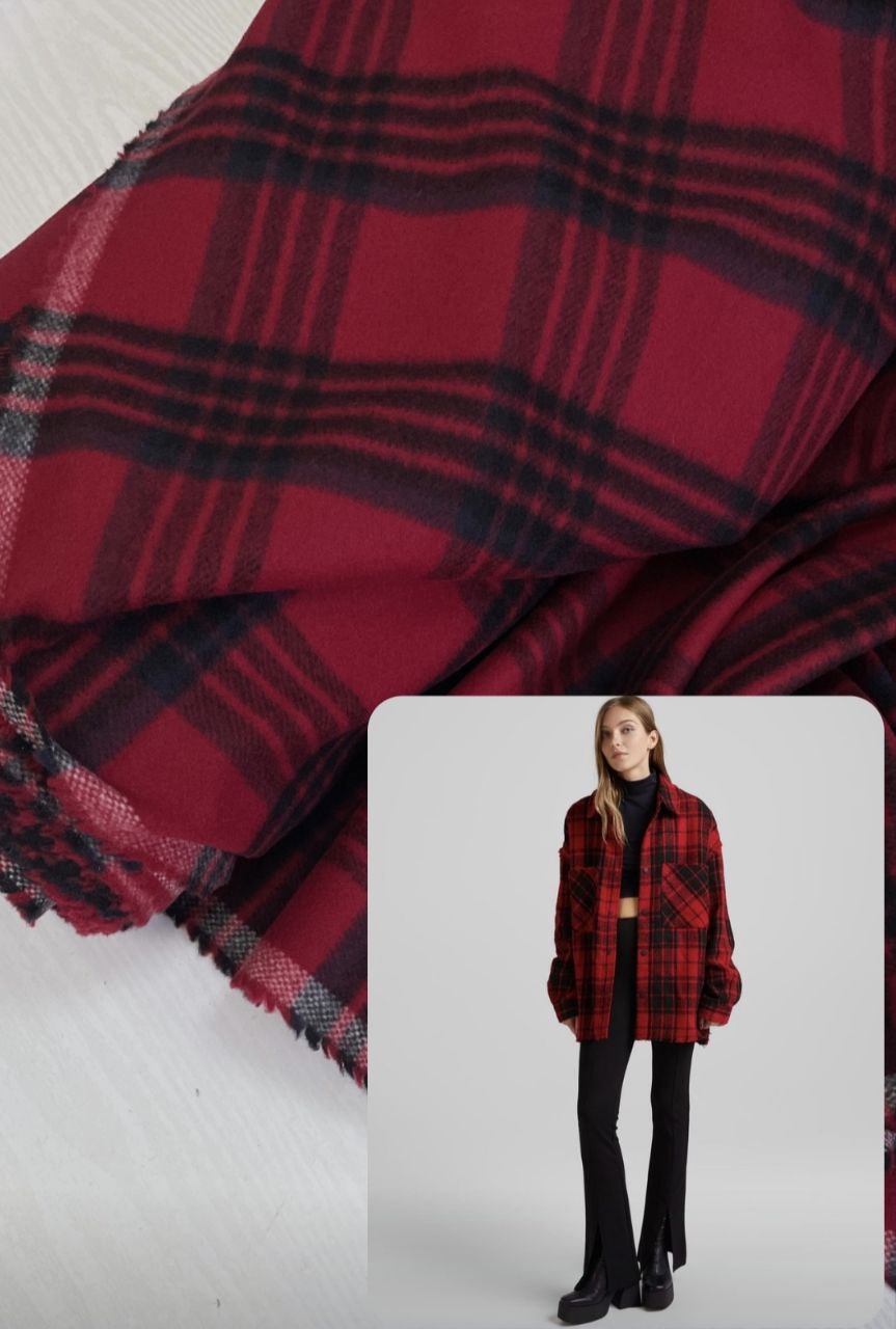 2025-09-03 19.30.17 Шерстяная фланелька в крупную черно-красную клетку