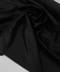 Черная подкладочная вискоза под кожу крокодила