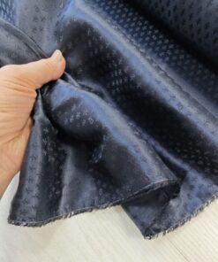 Тёмно-синяя подкладочная вискоза жаккард интернет магазин с доставкой по всей РФ