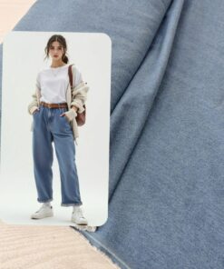 Голубой Итальянский облегченный джинс интернет магазин с доставкой по всей РФ