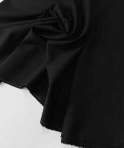 Костюмная черная Итальянская шерсть с эластаном купить в интернет-магазине в Москве