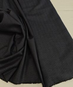 Шерсть черно-синяя с жаккардовой фактурой популярные ткани 2025 года из пинтерест