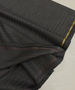 Отрез темно-серой шерсти в полоску трендовые ткани купить онлайн с доставкой