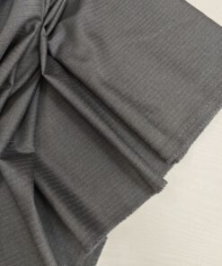 Отрез шерстяной серой ткани в полоску от Loro Piana в розницу и оптом купить недорого