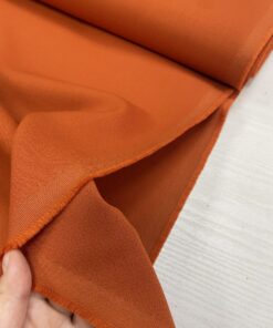 Двухсторонняя оранжевая плотная костюмная полушерсть популярные ткани 2025 года из пинтерест