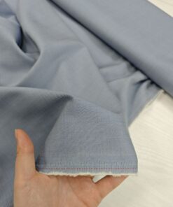 Серо-голубая шерсть с шелком от Loro Piana купить в розницу недорого