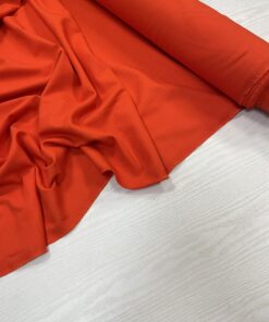 Костюмная красно-оранжевая поливискоза от Hugo Boss купить недорого в интернет-магазине в Москве в розницу по оптовой цене