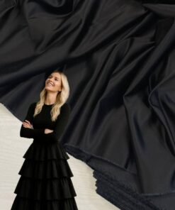 Плотное кади чёрного цвета от Escada купить в интернет-магазине в Москве