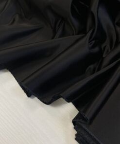 Плотное кади чёрного цвета от Escada трендовые ткани купить онлайн с доставкой