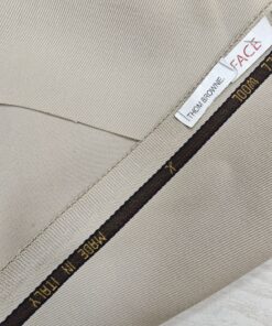 Небольшой бежевый отрез костюмной шерсти Thom Browne в розницу и оптом купить недорого