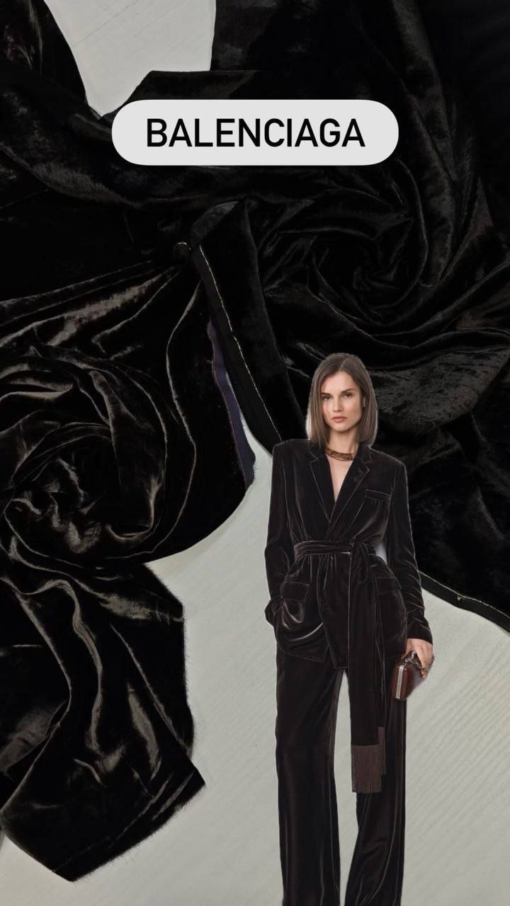 2026-03-20 15.35.39 Черный вискозный мягкий бархат из Италии интернет магазин с доставкой по всей РФ