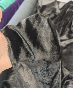 Черный вискозный мягкий бархат из Италии популярные ткани 2025 года из пинтерест