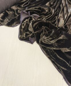 Balenciaga роскошный черный бархат из Италии популярные ткани 2026 года из пинтерест