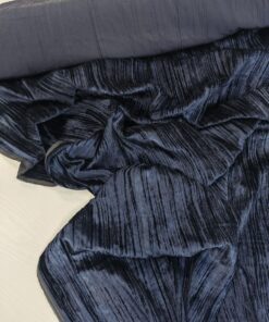 Итальянский темно-синий бархат крэш популярные ткани 2026 года из пинтерест