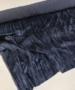 Итальянский темно-синий бархат крэш купить в интернет-магазине в Москве