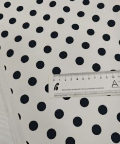 Белый хлопок в черный горошек интернет магазин с доставкой по всей РФ