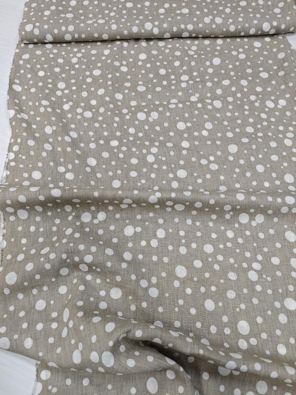 2026-03-20 15.44.34 100% бежевый лен Max Mara в белый горошек в розницу и оптом купить недорого