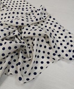 100% белый лен Max Mara в черный горошек купить в интернет-магазине в Москве