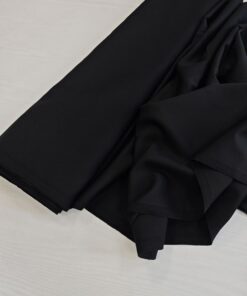 Черная Итальянская костюмная 100% шерсть в розницу и оптом купить недорого