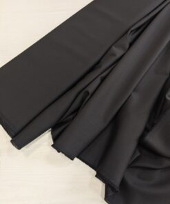 Костюмная шерсть Ralph Lauren чёрного цвета трендовые ткани купить онлайн с доставкой