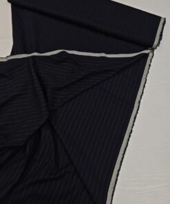 Костюмная черная шерсть в полоску от Hugo Boss в розницу и оптом купить недорого