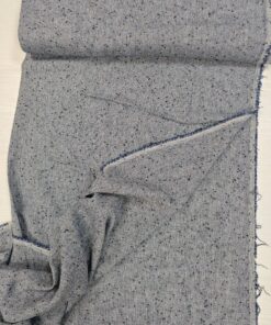 Сине-голубой льняной твид Max Mara