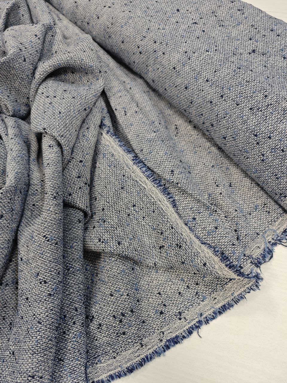 2026-03-20 15.51.44 Сине-голубой льняной твид Max Mara