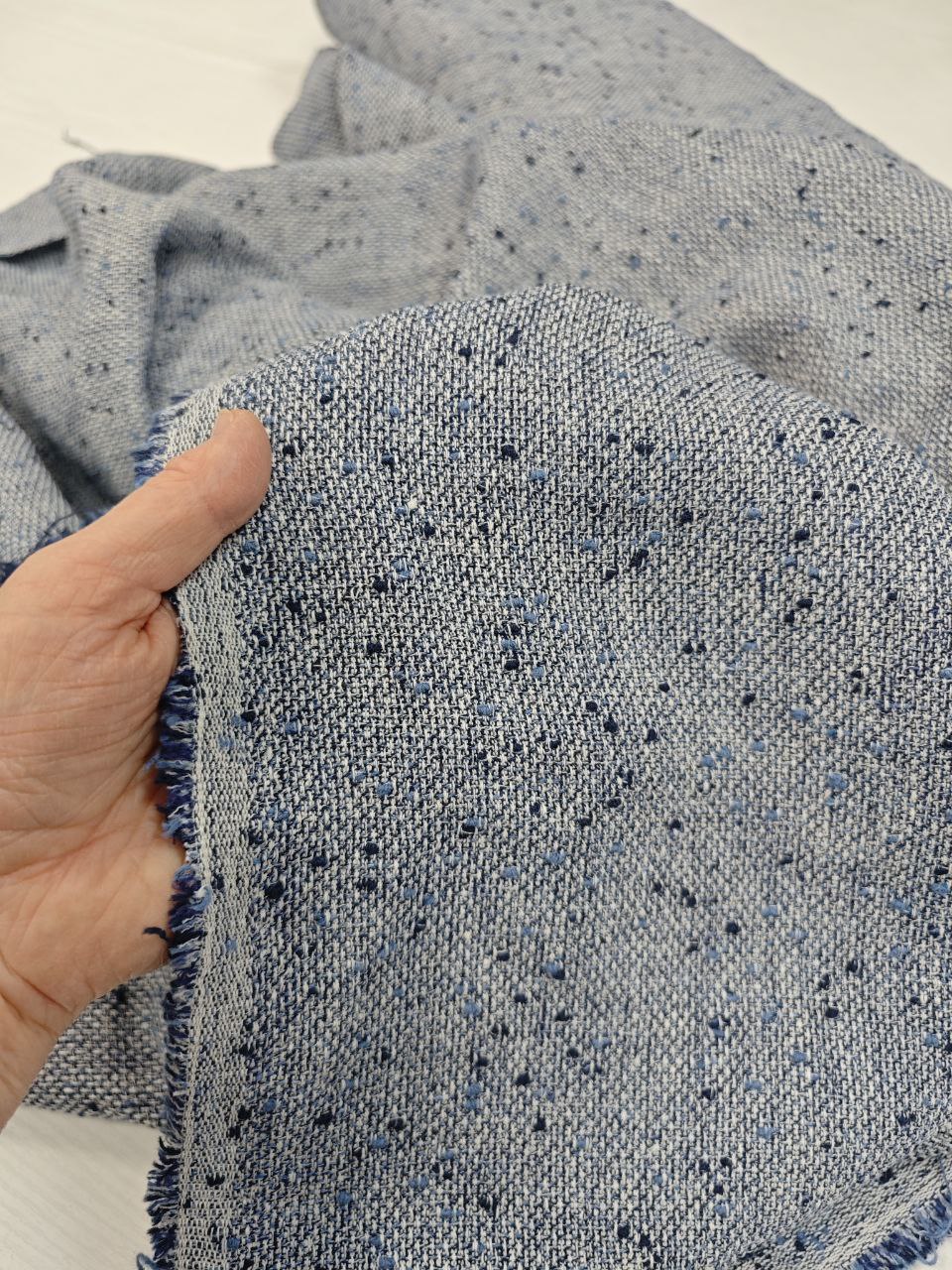 2026-03-20 15.51.46 Сине-голубой льняной твид Max Mara