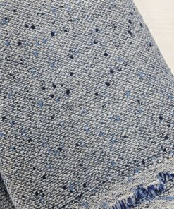 Сине-голубой льняной твид Max Mara в розницу и оптом купить недорого