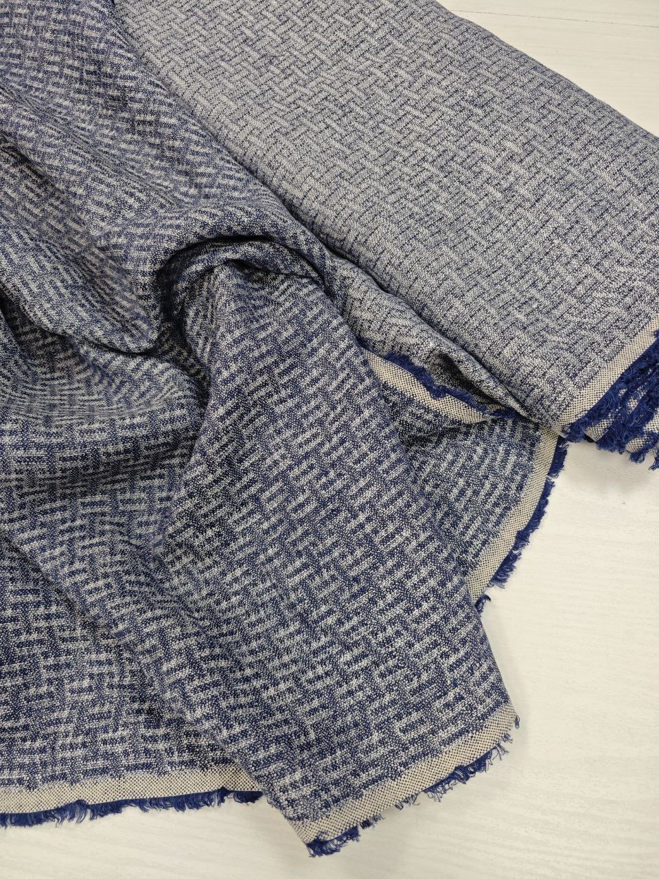 2026-03-20 15.52.00 Итальянский лен деним Max Mara с принтом трендовые ткани купить онлайн с доставкой