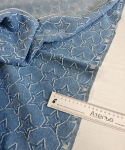 Мягкая джинса премиум класса с принтом звезды интернет магазин с доставкой по всей РФ