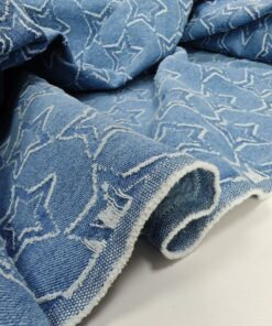 Мягкая джинса премиум класса с принтом звезды купить в розницу недорого