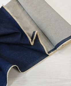 Джинсовая синяя Итальянская ткань купить в розницу недорого