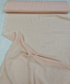 Воздушный хлопок с шелком персикового цвета